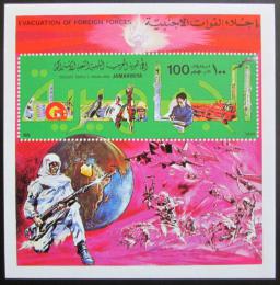 Poštová známka Líbya 1979 Vyhnání britských a amerických vojsk Mi# Block 41
