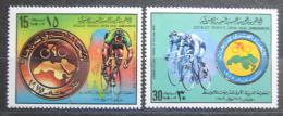 Poštové známky Líbya 1979 Cyklistika Mi# 765-66