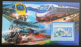 Poštová známka Guinea 2006 Americké lokomotívy Mi# Block 1039