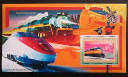Poštová známka Guinea 2006 Americké lokomotívy Mi# Block 1042