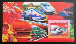 Poštová známka Guinea 2006 Èínské lokomotívy Mi# Block 1043