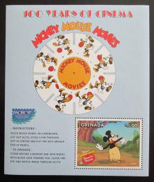 Poštová známka Grenada 1997 Disney, Mickey Mouse Mi# Block 467