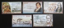 Poštové známky Burundi 2012 Parníky Mi# 2868-72 Kat 10€