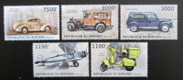 Poštové známky Burundi 2012 Poštovní vozidla Mi# 2913-17 Kat 10€ 