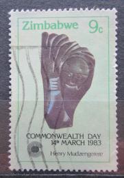 Poštová známka Zimbabwe 1983 Socha, Henry Mudzengerere Mi# 272