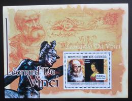 Poštová známka Guinea 2007 Umenie, Leonardo da Vinci Mi# Block 1242 Kat 7€
