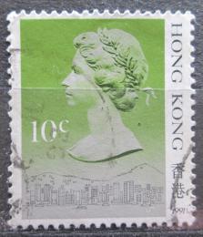 Poštová známka Hongkong 1991 Krá¾ovna Alžbeta II. Mi# 507 V