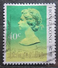 Poštová známka Hongkong 1990 Krá¾ovna Alžbeta II. Mi# 508 IV