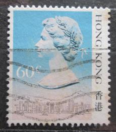 Poštová známka Hongkong 1987 Krá¾ovna Alžbeta II. Mi# 510 I