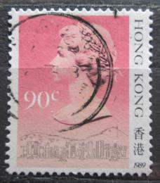 Poštová známka Hongkong 1989 Krá¾ovna Alžbeta II. Mi# 513 III