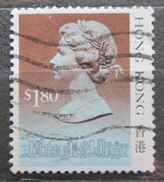 Poštová známka Hongkong 1988 Krá¾ovna Alžbeta II. Mi# 549 II Kat 3.50€