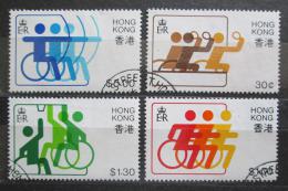 Poštové známky Hongkong 1982 Športovní hry postižených Mi# 404-07 Kat 8.20€