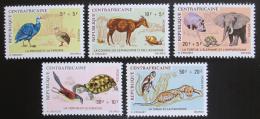 Poštové známky SAR 1971 Africká fauna TOP SET Mi# 225-29 Kat 45€