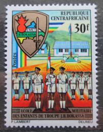 Poštová známka SAR 1972 Vojenská škola Jean Bedel Bokassa Mi# 259