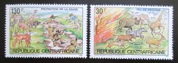 Poštové známky SAR 1984 Africká fauna Mi# 1004-05 Kat 8.50€