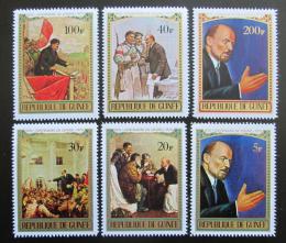 Poštové známky Guinea 1970 V. I. Lenin Mi# 565-70 Kat 6.50€