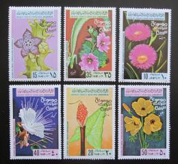 Poštové známky Líbya 1979 Kvety Mi# 728-33