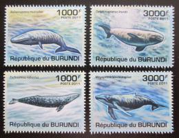 Poštové známky Burundi 2011 Ve¾ryby Mi# 2042-45 Kat 9.50€