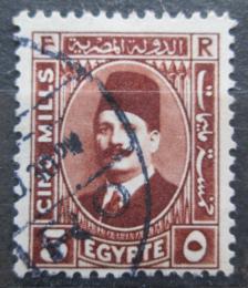 Poštová známka Egypt 1927 Krá¾ Fuad Mi# 125