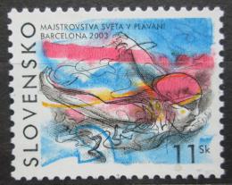 Poštová známka Slovensko 2003 MS v plavání Mi# 462