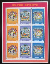 Poštové známky Guyana 1996 Disney, Mickey Mouse Mi# 5635-37 Bogen Kat 13€