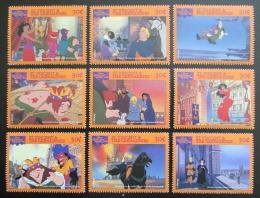 Poštové známky Svätý Vincent 1996 Disney, Chrám Matky Boží Mi# 3641-49