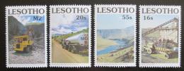 Poštové známky Lesotho 1990 Stavba pøehrady Mi# 852-55 Kat 5€