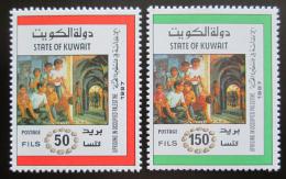 Poštové známky Kuvajt 1988 Palestinské povstání Mi# 1168-69 Kat 13€