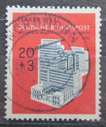 Poštová známka Nemecko 1953 Budova telekomunikací Mi# 172 Kat 28€