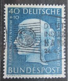 Poštová známka Nemecko 1954 Bertha Pappenheim Mi# 203 Kat 45€