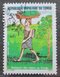Poštová známka Kongo 1986 Pøeprava zboží Mi# 1037