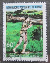Poštová známka Kongo 1986 Pøeprava zboží Mi# 1039