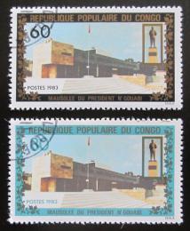Poštové známky Kongo 1983 Mauzoleum prezidenta Ngouabi Mi# 904-05