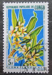 Poštová známka Kongo 1971 Plumérie Mi# 274
