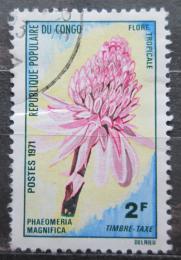 Poštová známka Kongo 1971 Phaeomeria magnifica, doplatná Mi# 14