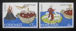 Poštové známky Faerské ostrovy 1994 Európa CEPT Mi# 260-61
