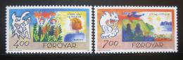 Poštové známky Faerské ostrovy 1995 Európa CEPT Mi# 278-79