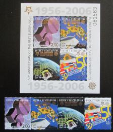 Poštové známky Bosna a Hercegovina 2006 Európa CEPT Mi# 166-69 + Block 7 Kat 30€