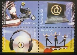 Poštové známky Alandy 1998 Aktivity mládeže Mi# 136-39