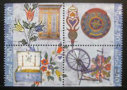 Poštovní známky Alandy, Finsko 1999 Lidové umìní Mi# 149-52