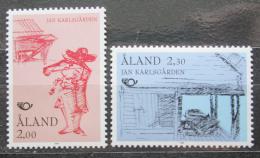 Poštové známky Alandy, Fínsko 1993 Jan Karlsgarden múzeum Mi# 70-71