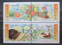 Poštové známky Alandy 2002 Gastronomie Mi# 203-06 Kaat 16€