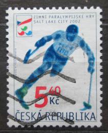 Poštová známka Èesko 2002 Zimné paralympijské hry Mi# 314