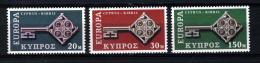 Poštové známky Cyprus 1968 Európa CEPT Mi# 307-09 