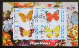 Poštové známky Burundi 2011 Motýle Mi# N/N
