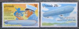 Poštové známky Grenada 1992 Ferdinand Zeppelin, vzducholode Mi# 2501-02 Kat 12€