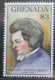 Poštová známka Grenada 1992 Wolfgang Amadeus Mozart Mi# 2516 Kat 7€