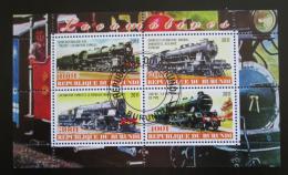 Poštové známky Burundi 2011 Lokomotívy Mi# N/N