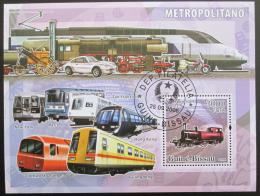 Poštová známka Guinea-Bissau 2006 Lokomotívy Mi# 3385 Kat 12€