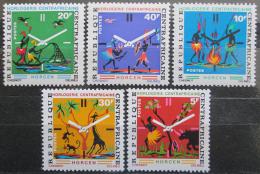 Poštové známky SAR 1972 Hodiny Mi# 273-77